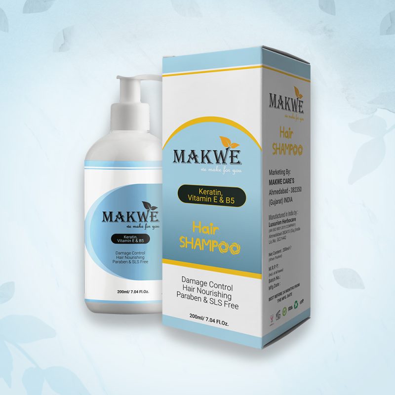 MAKWE  Shampoo & Onion Oil Kit With Keratin Pro-Vitamin E &  B5  & Onion Seed Oil (Shampoo + Onion Oil), 200 Ml + 100 Ml - Image 4